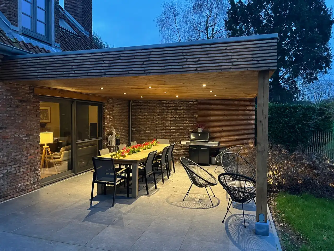 Terrasse couverte